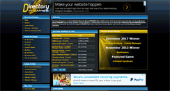Desktop Screenshot of directoryofgames.com